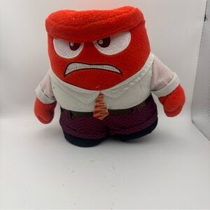 Disney Pixar Inside Out Anger Soft Toy Plush Stuffed Animal 6” Tomy